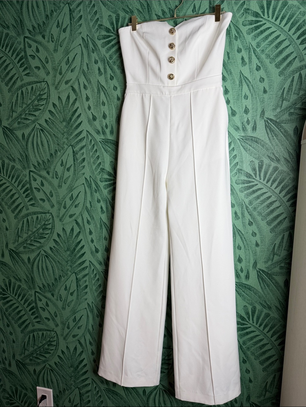 Generation Live Camilo Crepe White Jumpsuit NWTs sz 4 - Picture 7 of 13